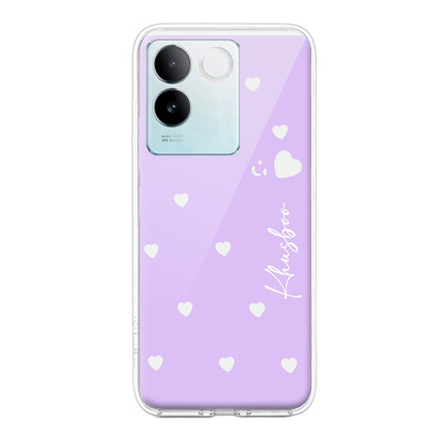 Be Loved Customize Transparent Silicon Case Purple For iQOO ShopOnCliQ