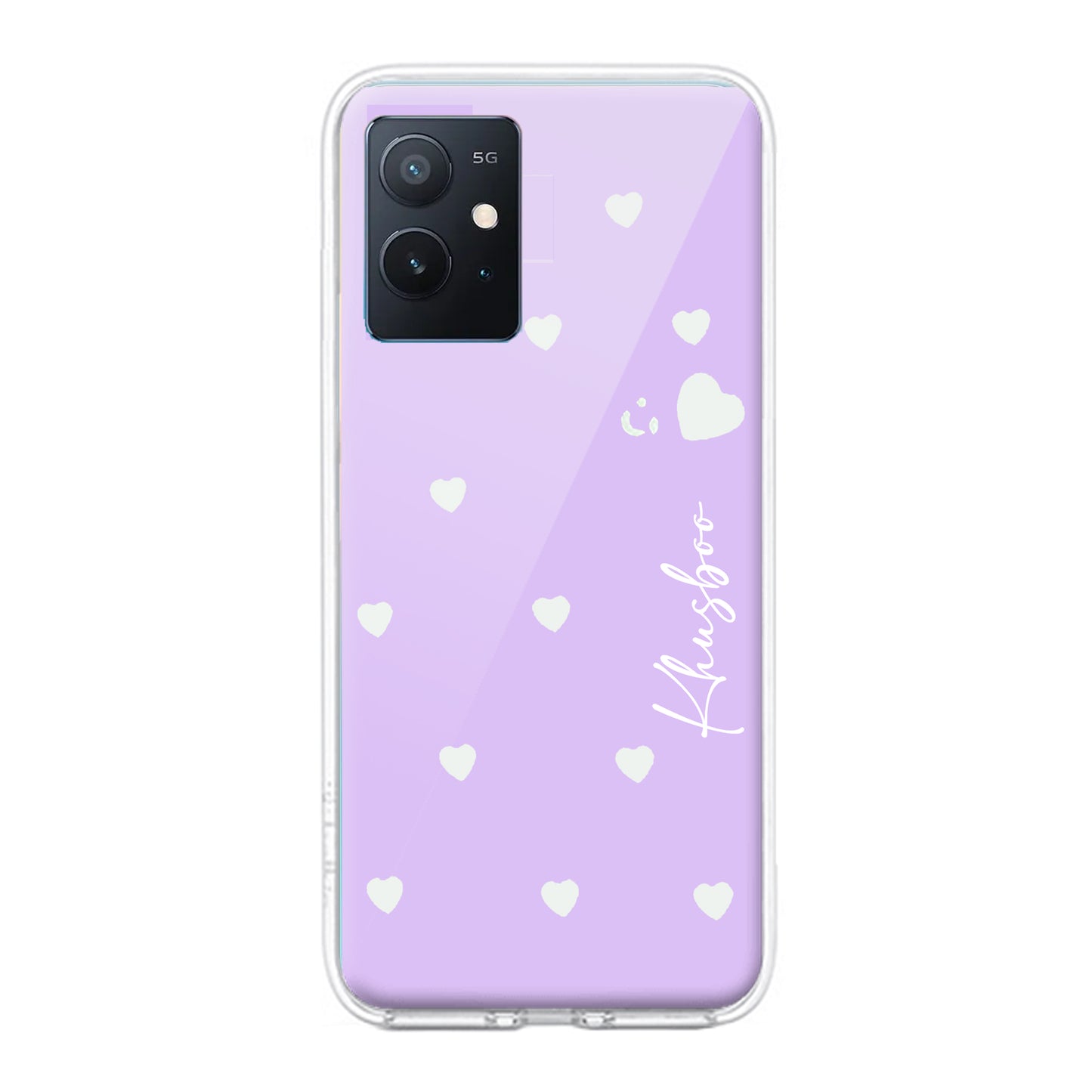 Be Loved Customize Transparent Silicon Case Purple For iQOO ShopOnCliQ