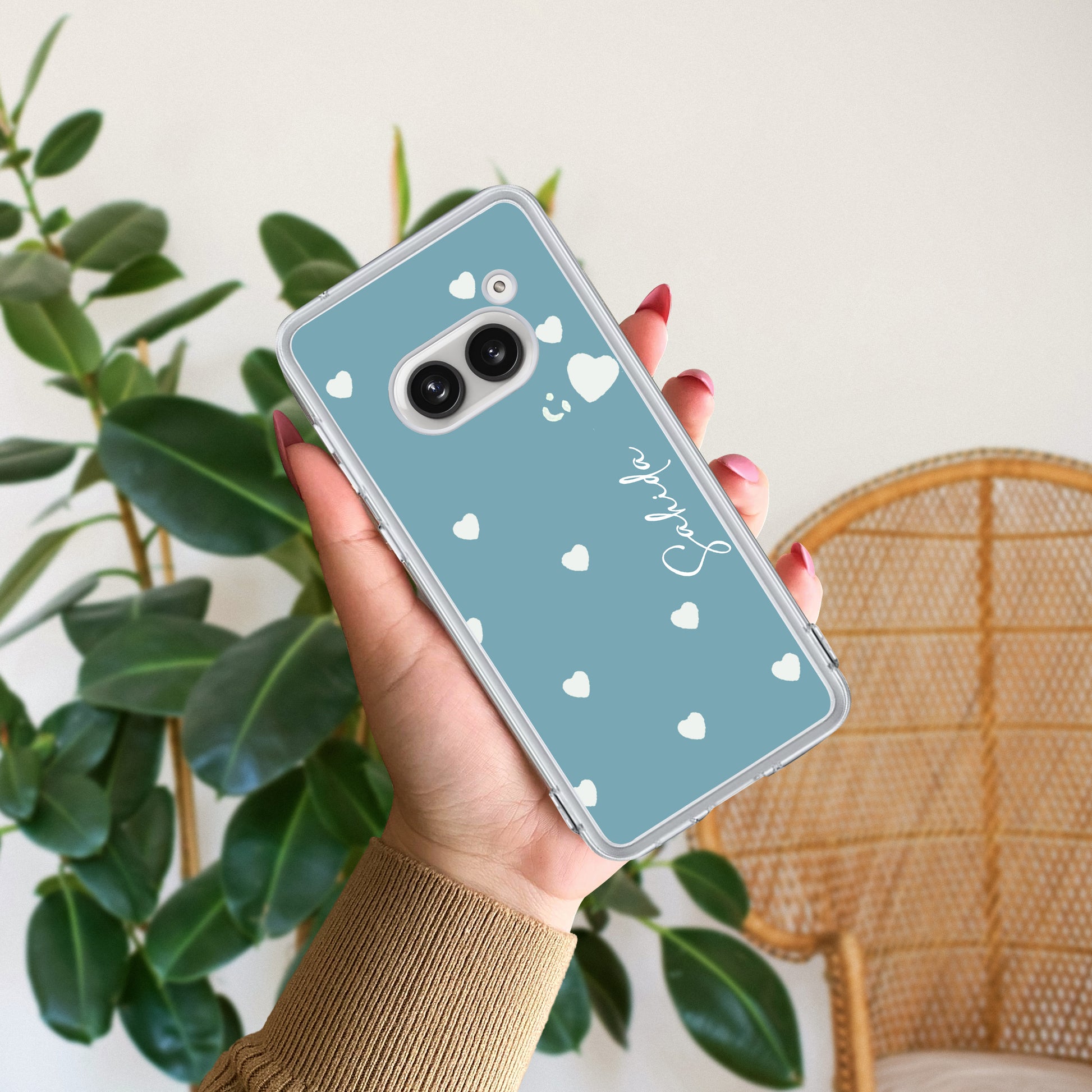 Be Loved Customize Transparent Silicon Case Sky Blue For Nothing - ShopOnCliQ