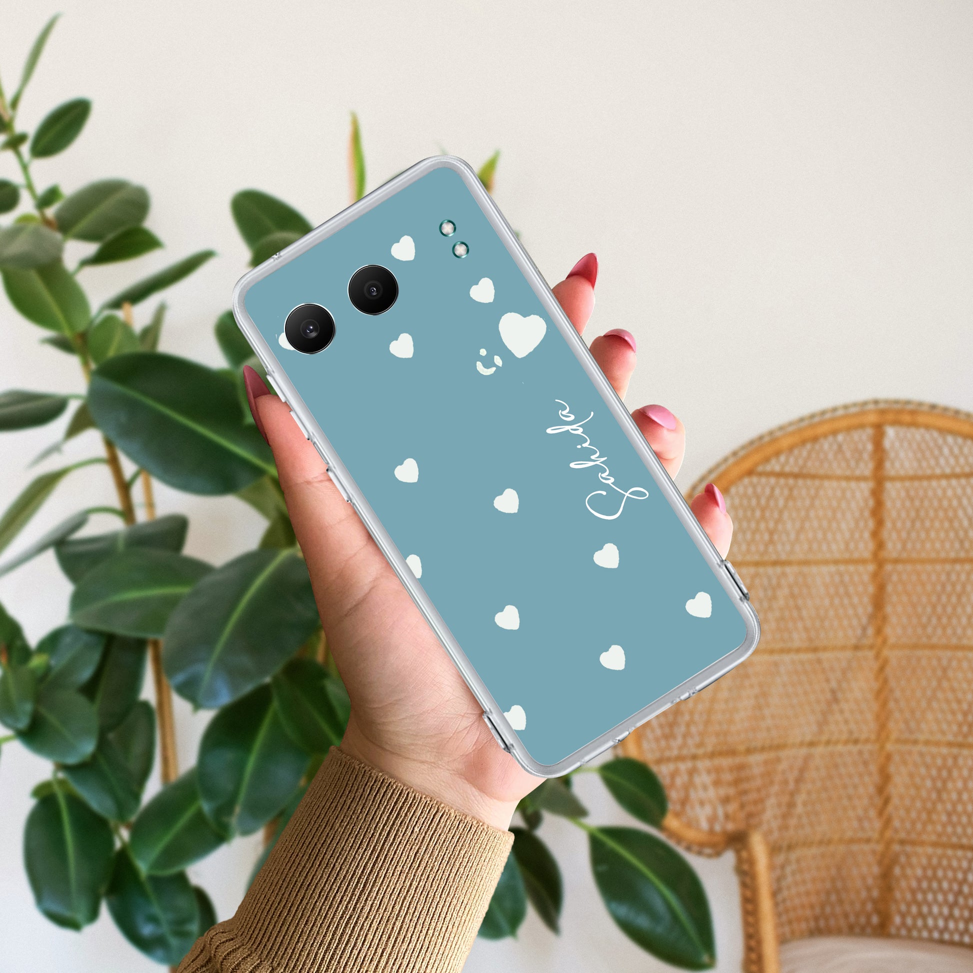 Be Loved Customize Transparent Silicon Case Sky Blue For OnePlus ShopOnCliQ