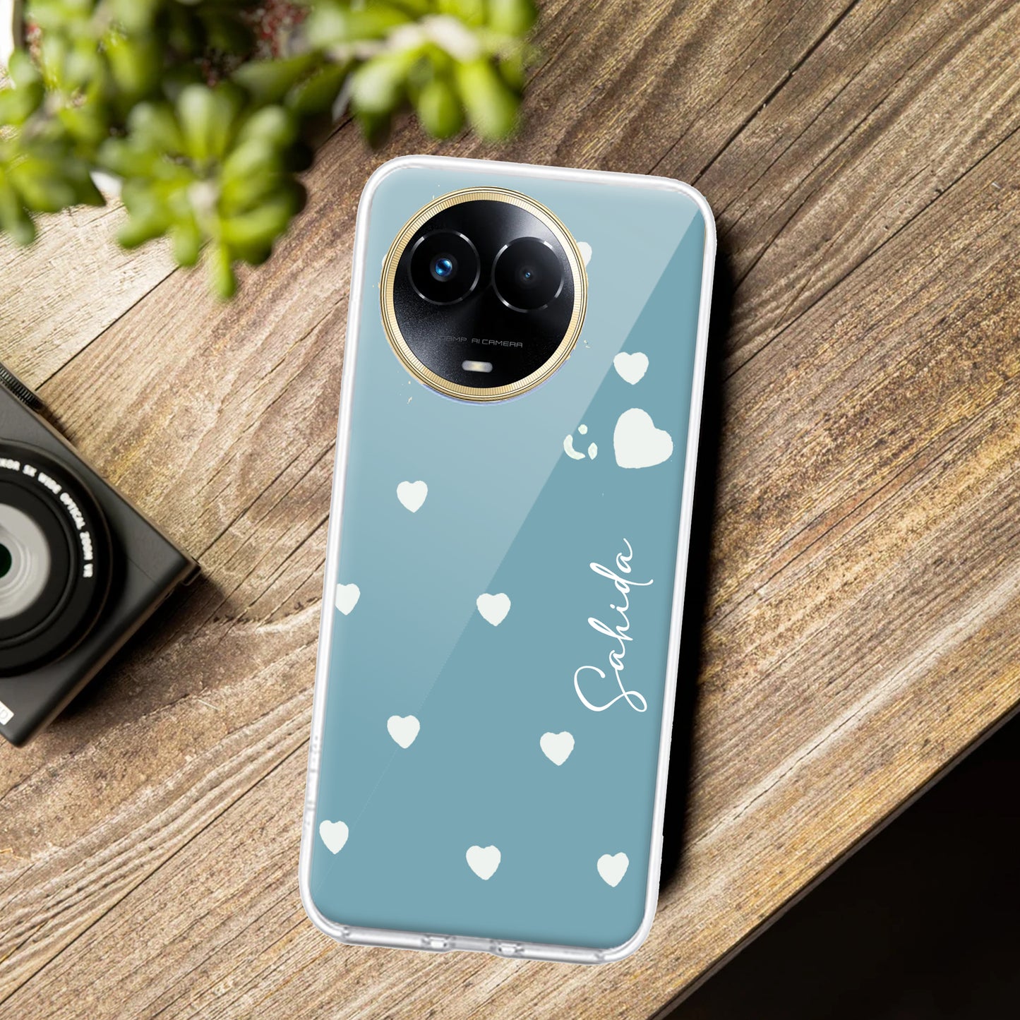 Be Loved Customize Transparent Silicon Case Sky Blue For Realme/Narzo ShopOnCliQ