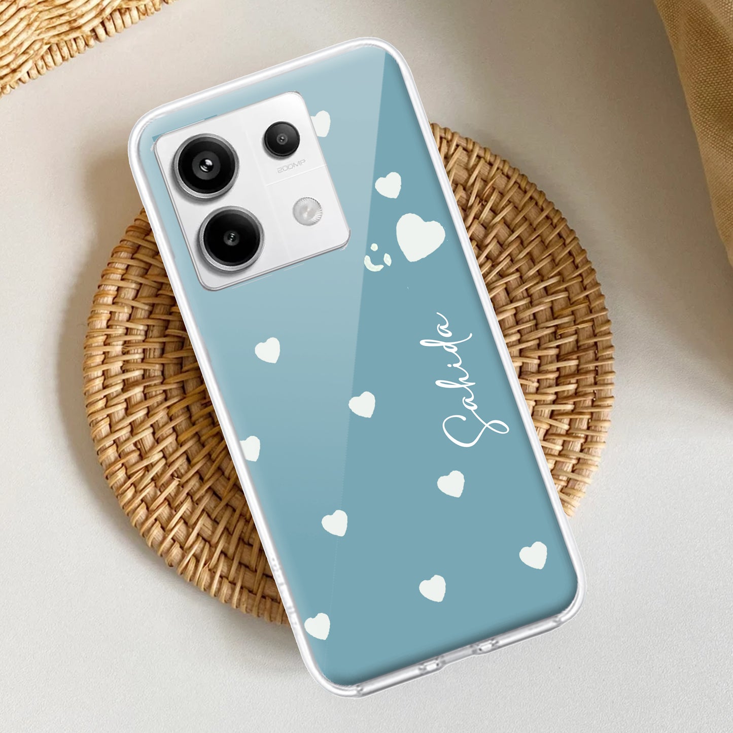 Be Loved Customize Transparent Silicon Case Sky Blue For Redmi/Xiaomi ShopOnCliQ