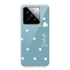 Be Loved Customize Transparent Silicon Case Sky Blue For Xiaomi 14 5G