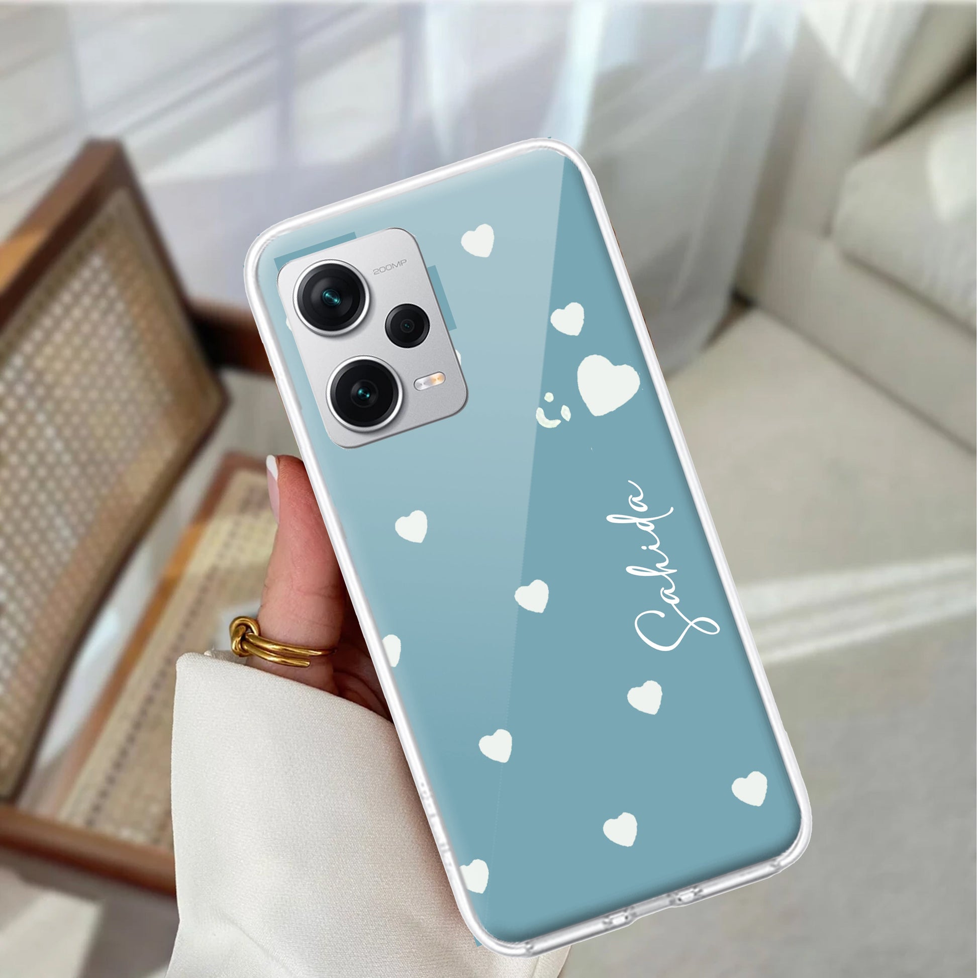 Be Loved Customize Transparent Silicon Case Sky Blue For Redmi/Xiaomi ShopOnCliQ