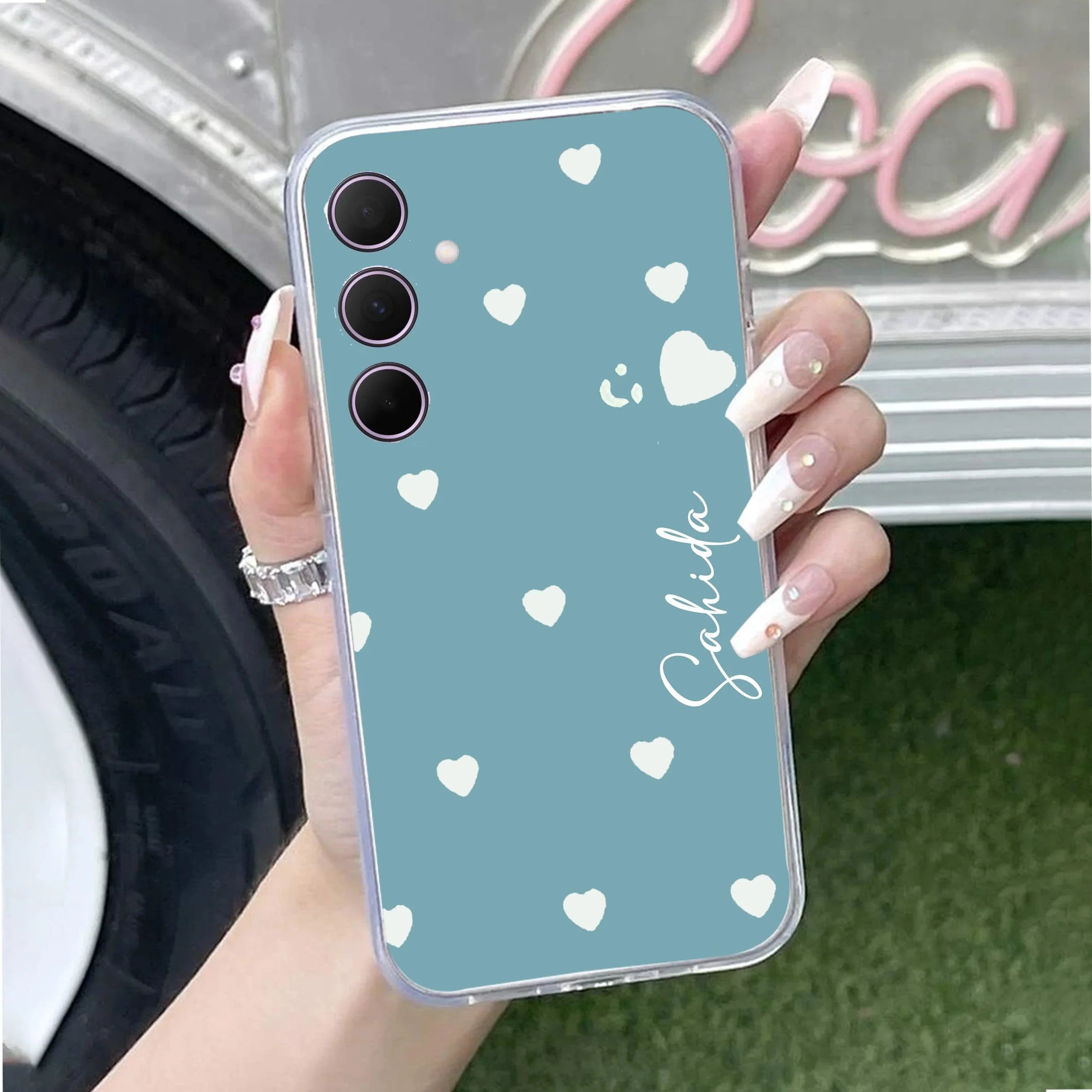 Be Loved Customize Transparent Silicon Case Sky Blue For Samsung - ShopOnCliQ