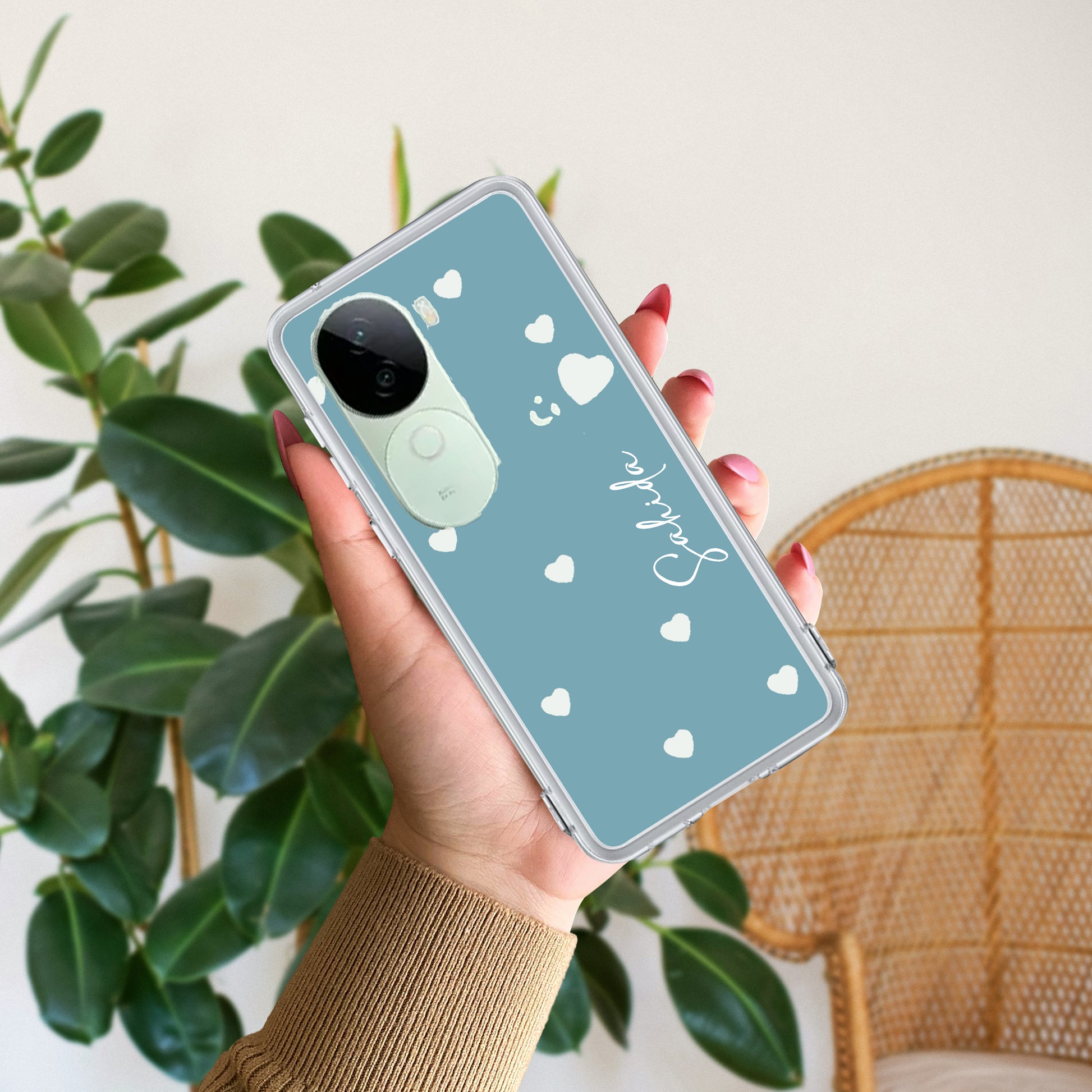 Be Loved Customize Transparent Silicon Case Sky Blue For Vivo ShopOnCliQ