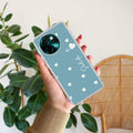 Be Loved Customize Transparent Silicon Case Sky Blue For Vivo Y58 5G