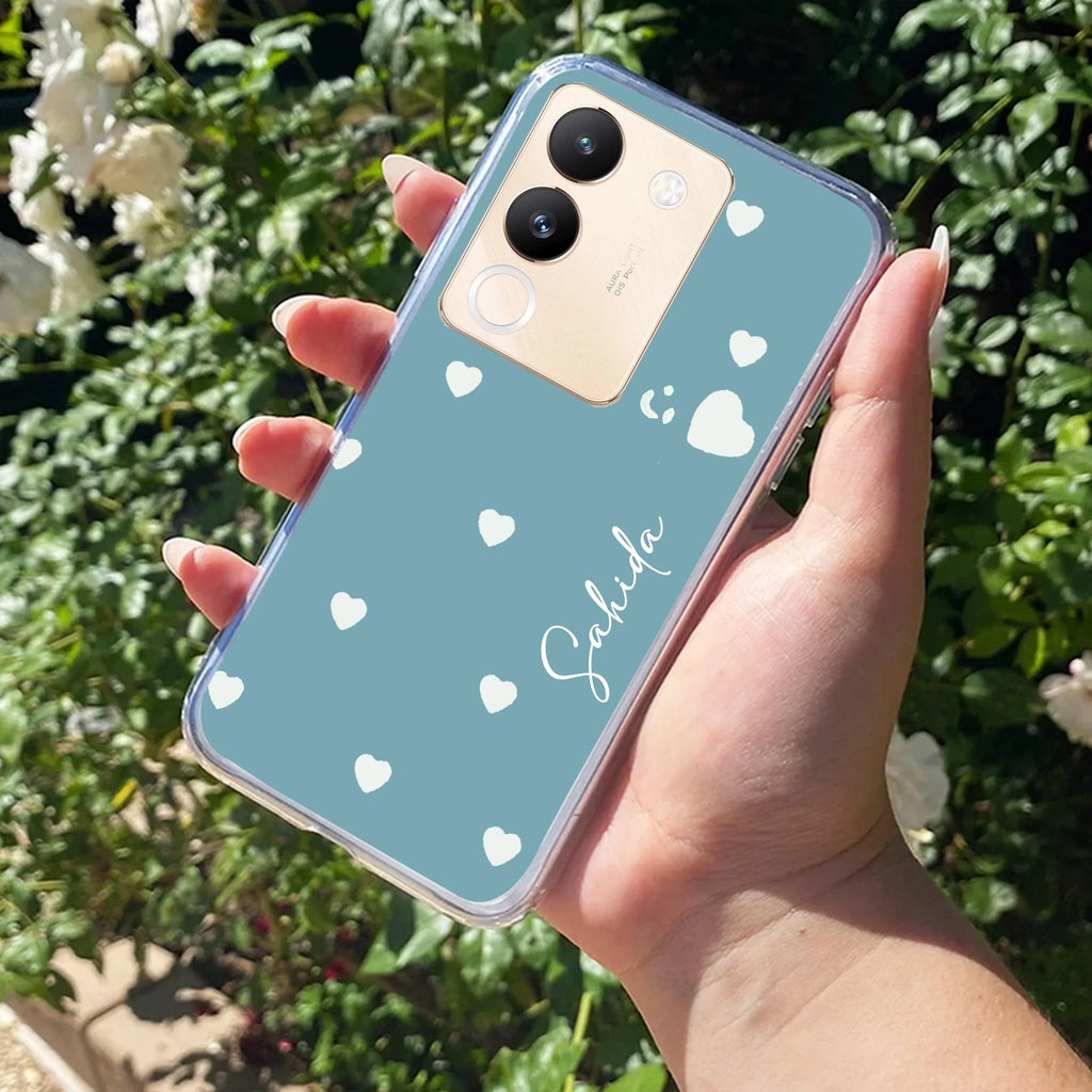 Be Loved Customize Transparent Silicon Case Sky Blue For Vivo - ShopOnCliQ