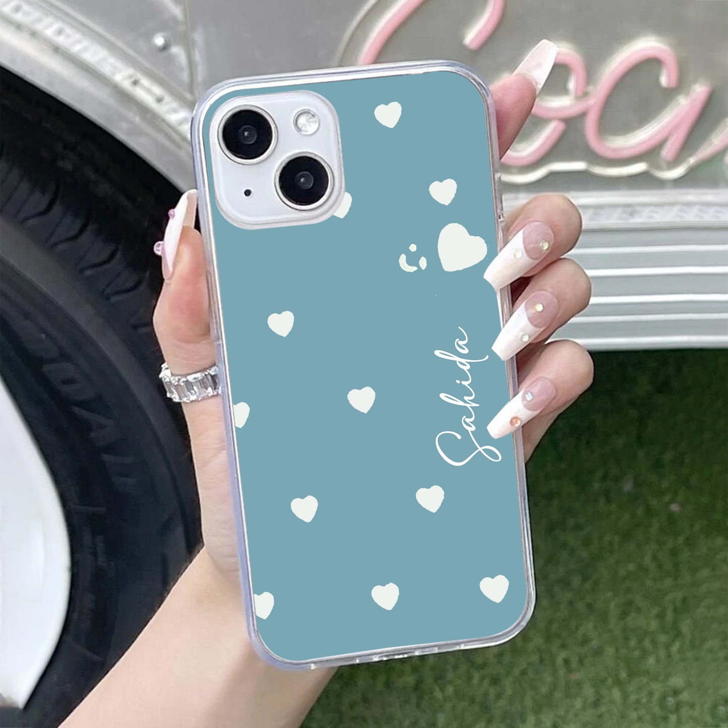 Be Loved Customize Transparent Silicon Case Sky Blue For iPhone ShopOnCliQ