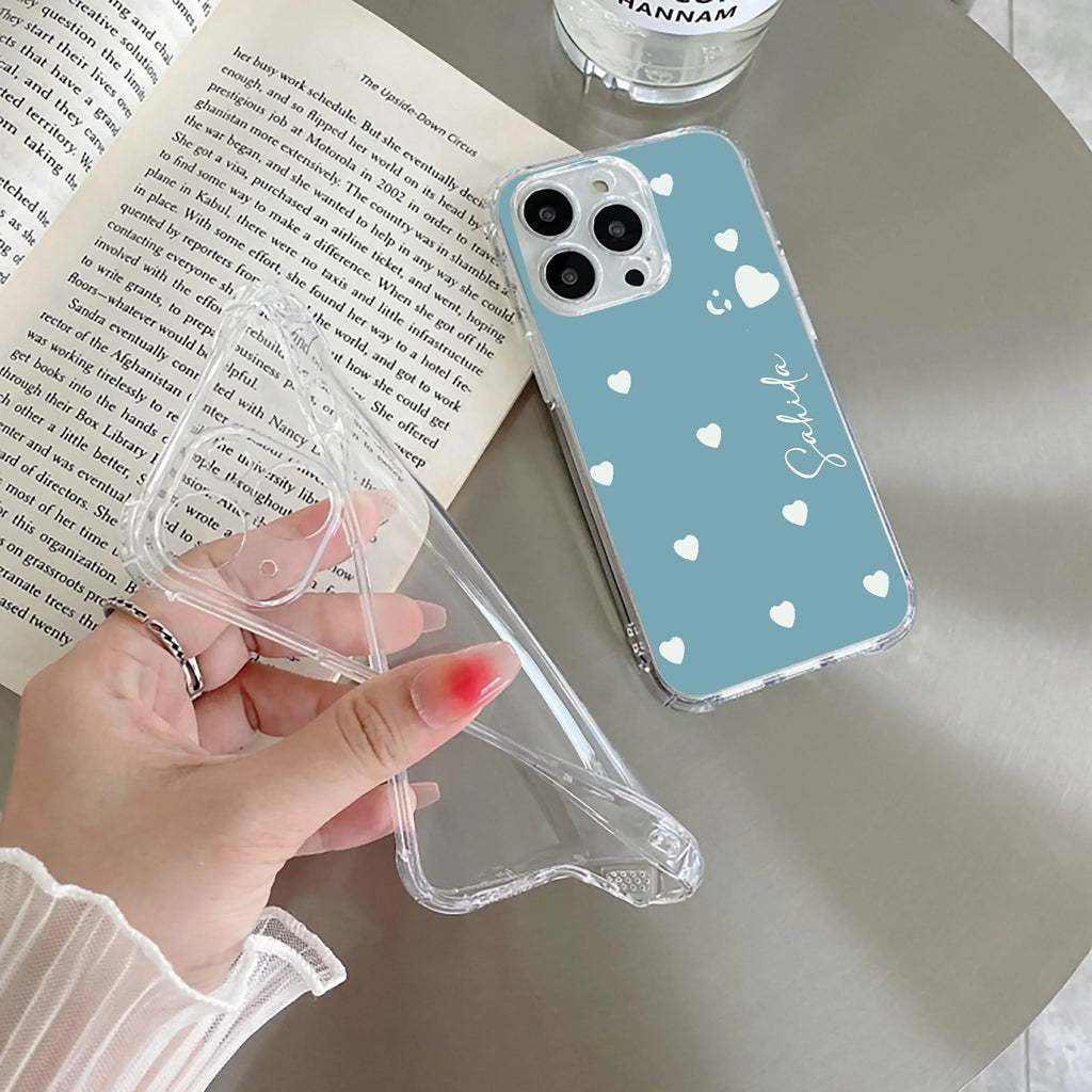 Be Loved Customize Transparent Silicon Case Sky Blue For Google Pixel 10 Pro XL