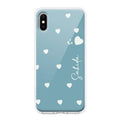 Be Loved Customize Transparent Silicon Case Sky Blue For iPhone X/Xs
