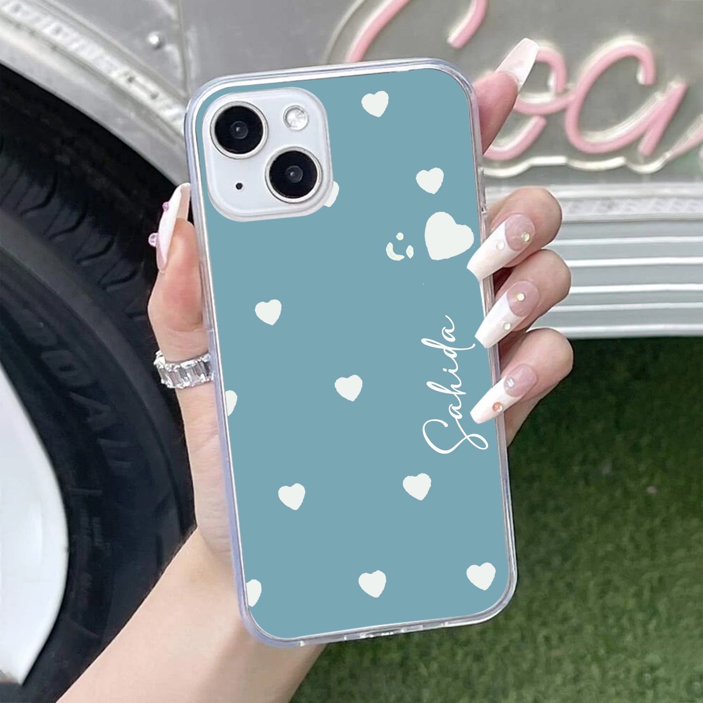 Be Loved Customize Transparent Silicon Case Sky Blue For iPhone ShopOnCliQ