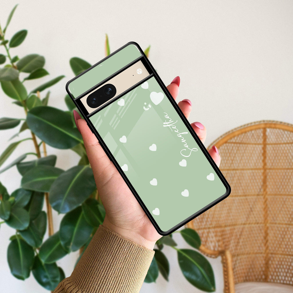 Be Loved Glossy Customised Metal Case Cover Mint Green For Google - ShopOnCliQ