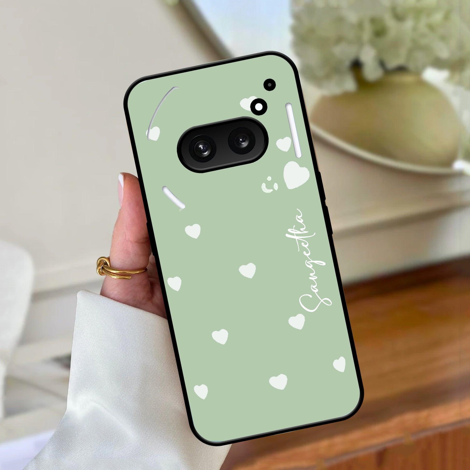 Be Loved Glossy Customised Metal Case Cover Mint Green For Nothing - ShopOnCliQ