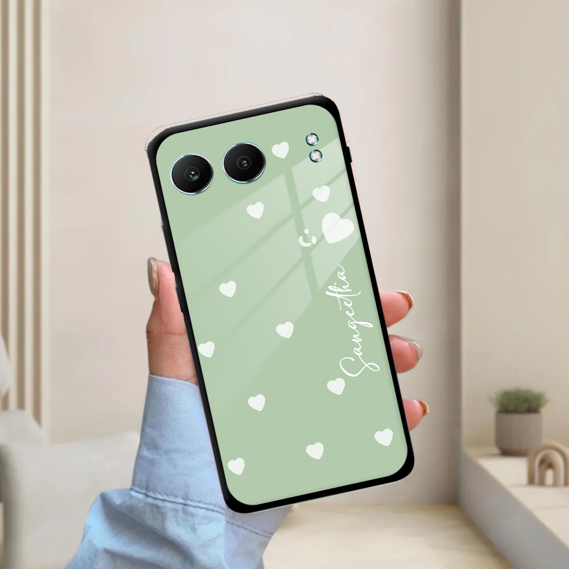 Be Loved Glossy Customised Metal Case Cover Mint Green For OnePlus ShopOnCliQ