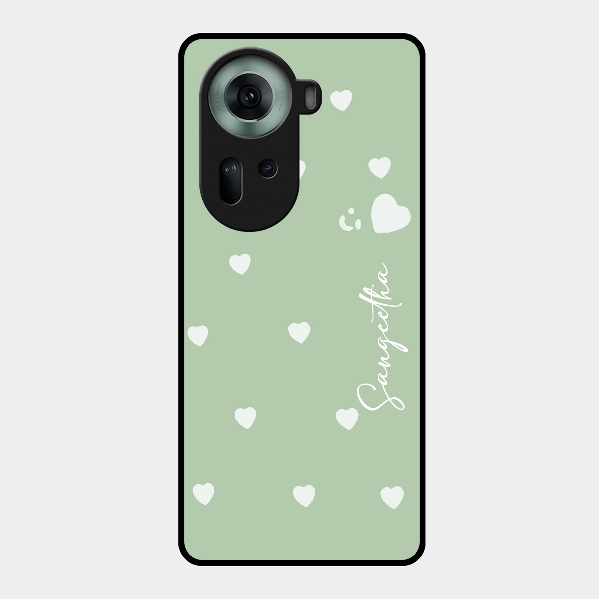 Be Loved Glossy Customized Metal Case Cover Mint Green For Oppo - ShopOnCliQ