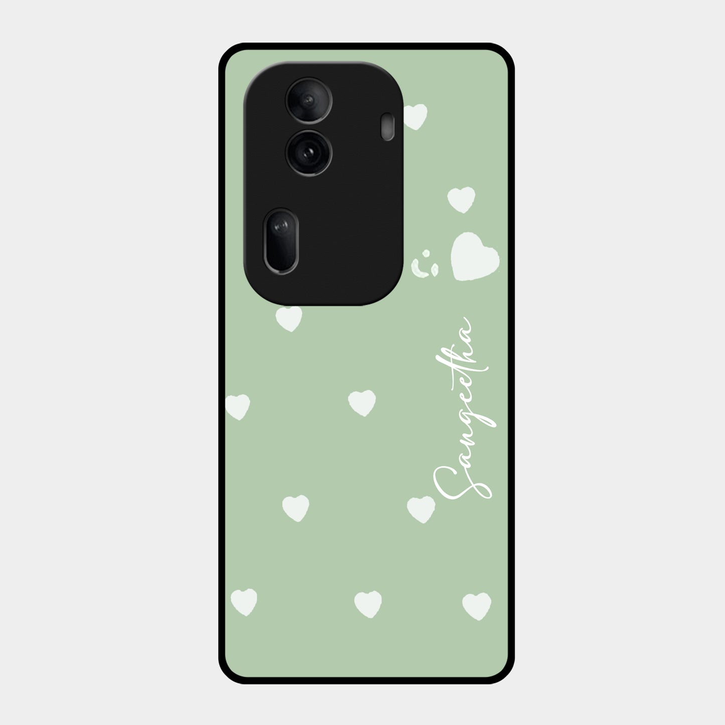 Be Loved Glossy Customized Metal Case Cover Mint Green For Oppo - ShopOnCliQ