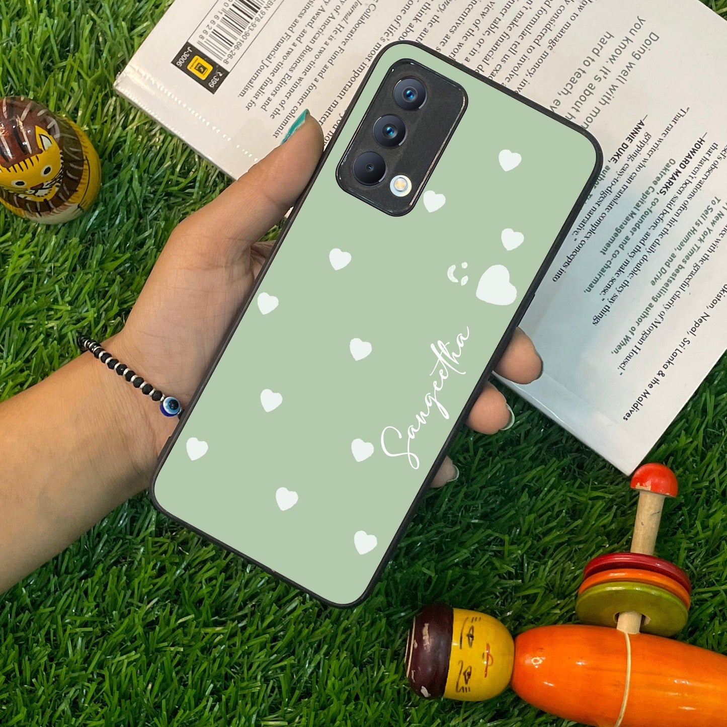 Be Loved Glossy Customized Metal Case Cover Mint Green For Realme - ShopOnCliQ