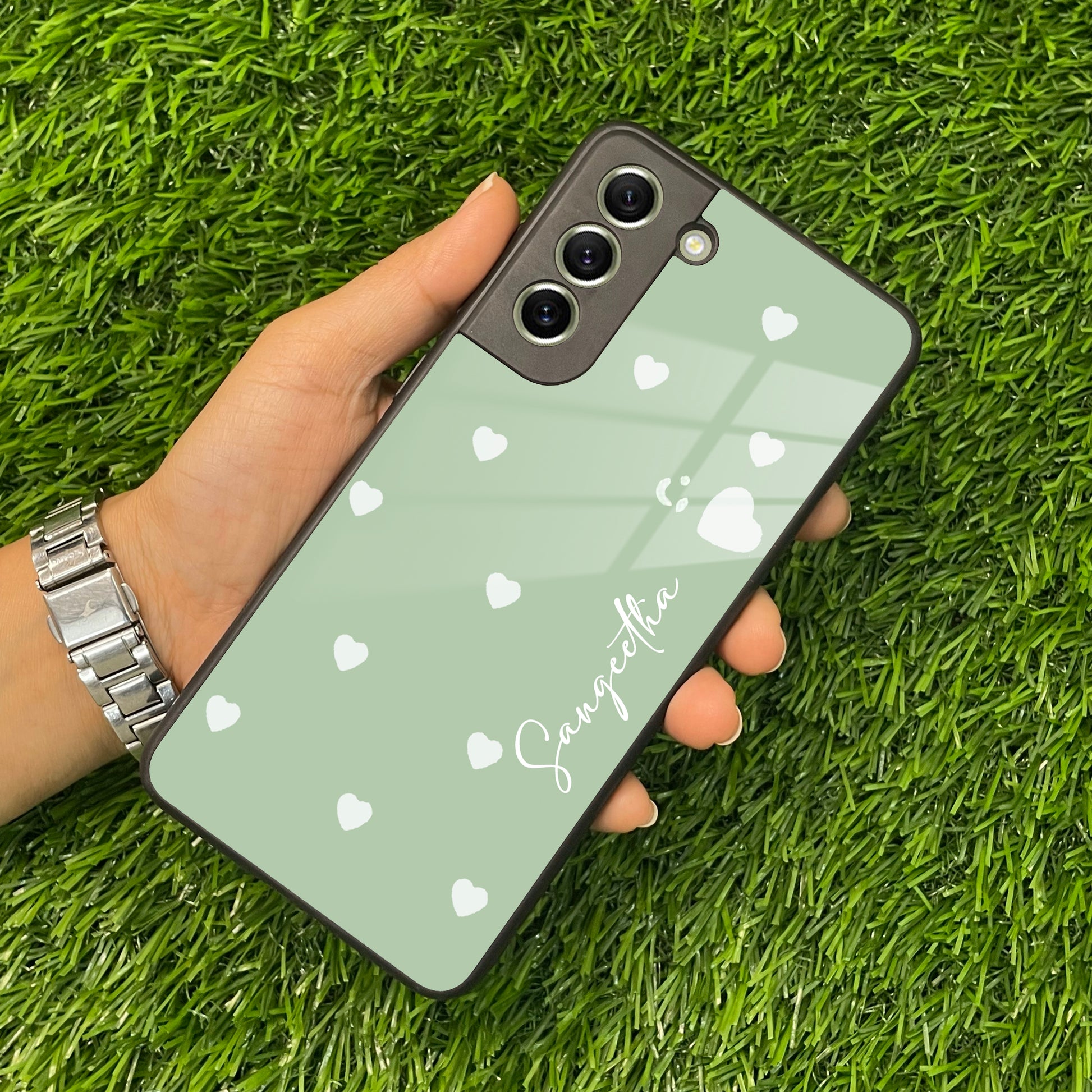 Be Loved Glossy Customised Metal Case Cover Mint Green For Samsung ShopOnCliQ