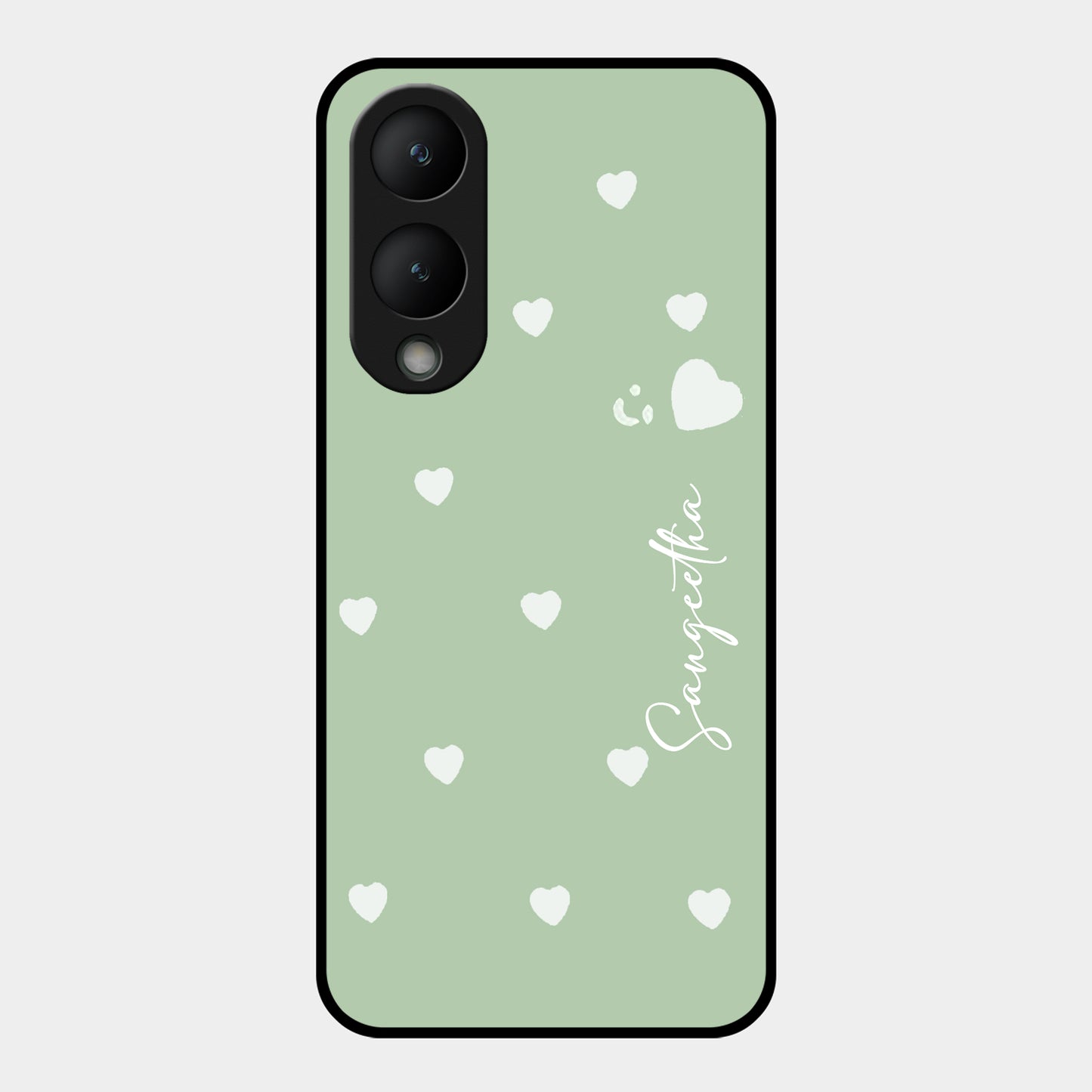 Be Loved Glossy Customised Metal Case Cover Mint Green For Vivo ShopOnCliQ