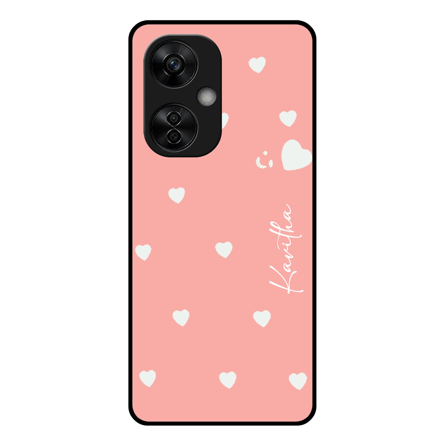 Be Loved Glossy Customized Metal Case Cover Peach For OnePlus - ShopOnCliQ