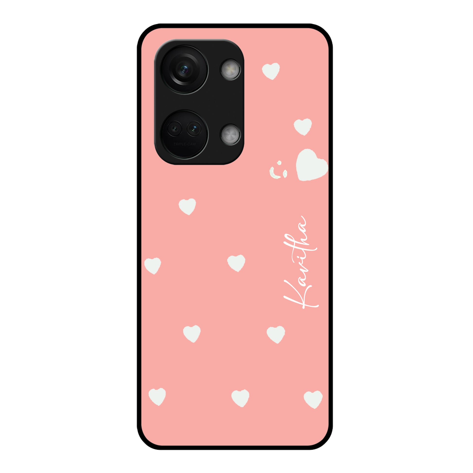 Be Loved Glossy Customized Metal Case Cover Peach For OnePlus - ShopOnCliQ