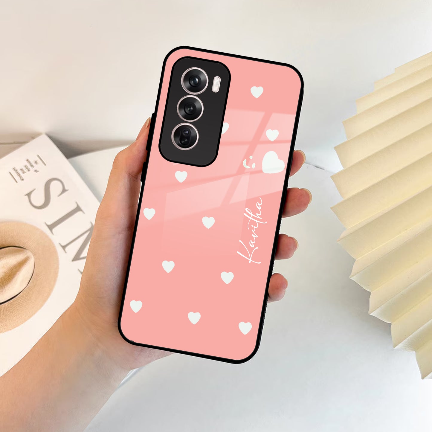 Be Loved Glossy Customised Metal Case Cover Peach For Oppo ShopOnCliQ