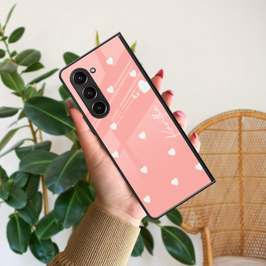 Be Loved Glossy Customized Metal Case Cover Peach For Samsung