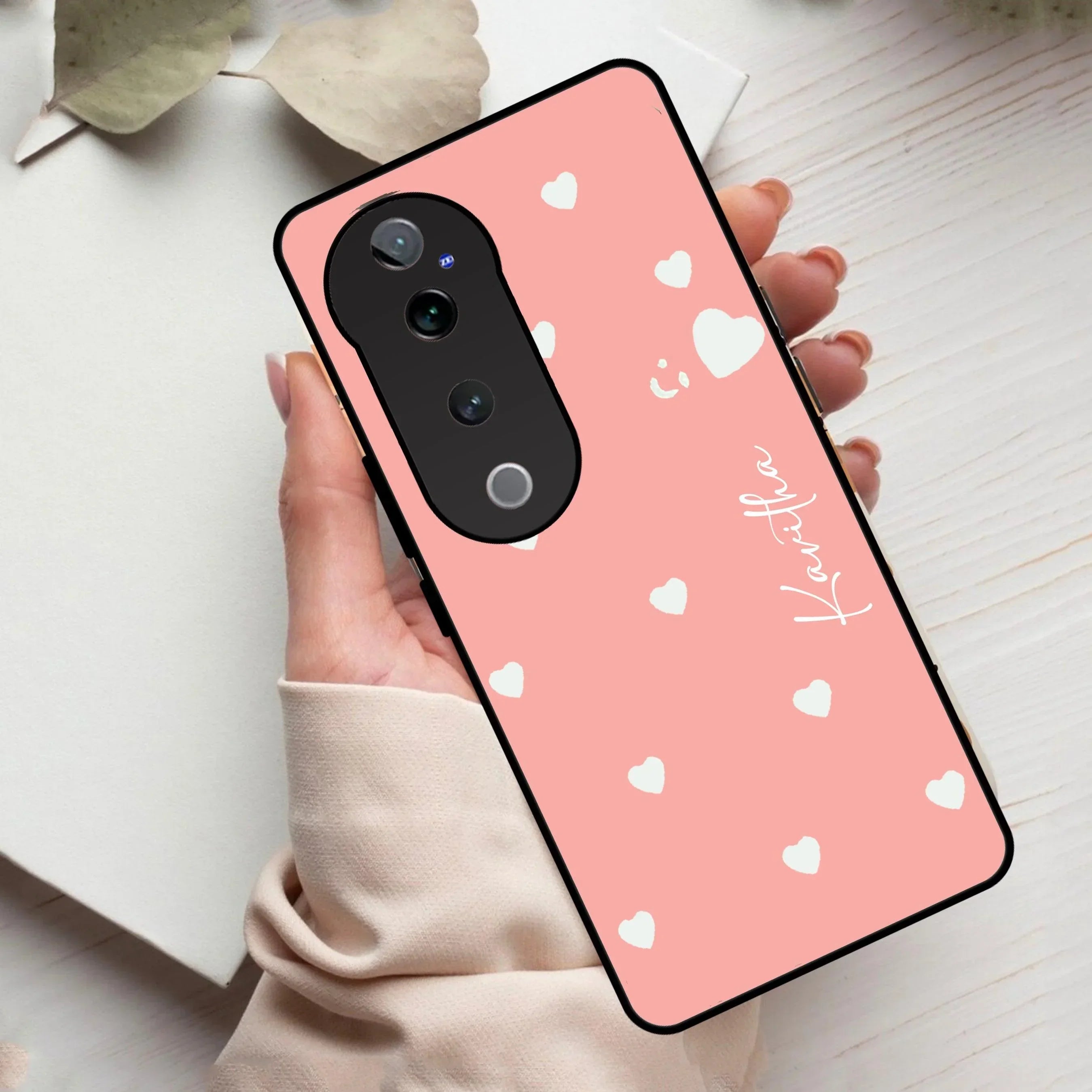 Be Loved Glossy Customized Metal Case Cover Peach For Vivo - ShopOnCliQ