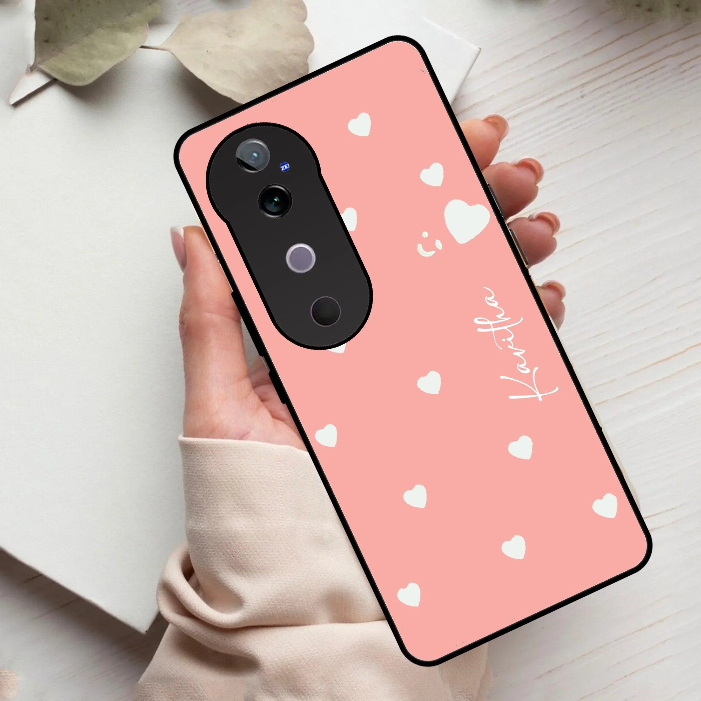 Be Loved Glossy Customized Metal Case Cover Peach For Vivo - ShopOnCliQ