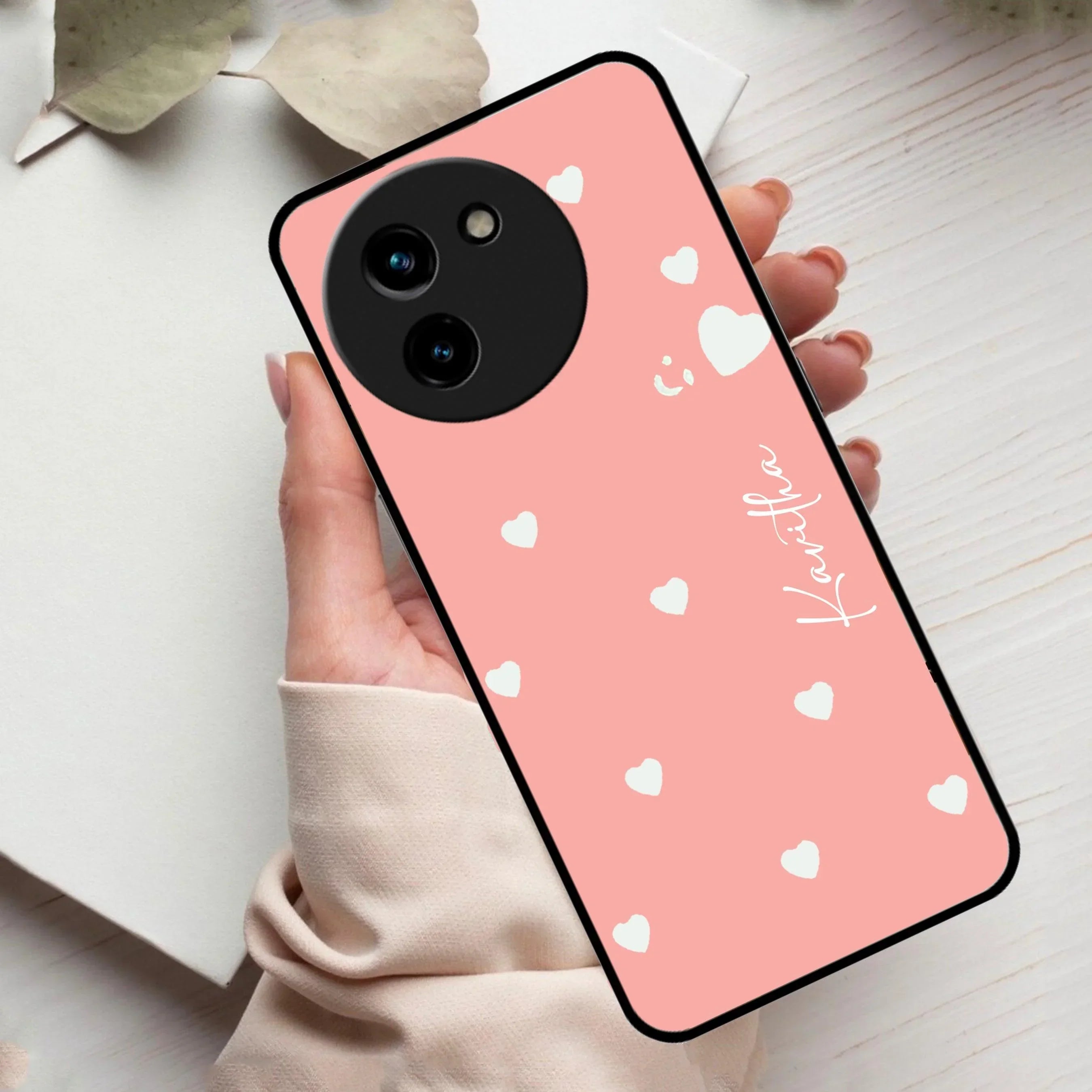 Be Loved Glossy Customized Metal Case Cover Peach For Vivo - ShopOnCliQ