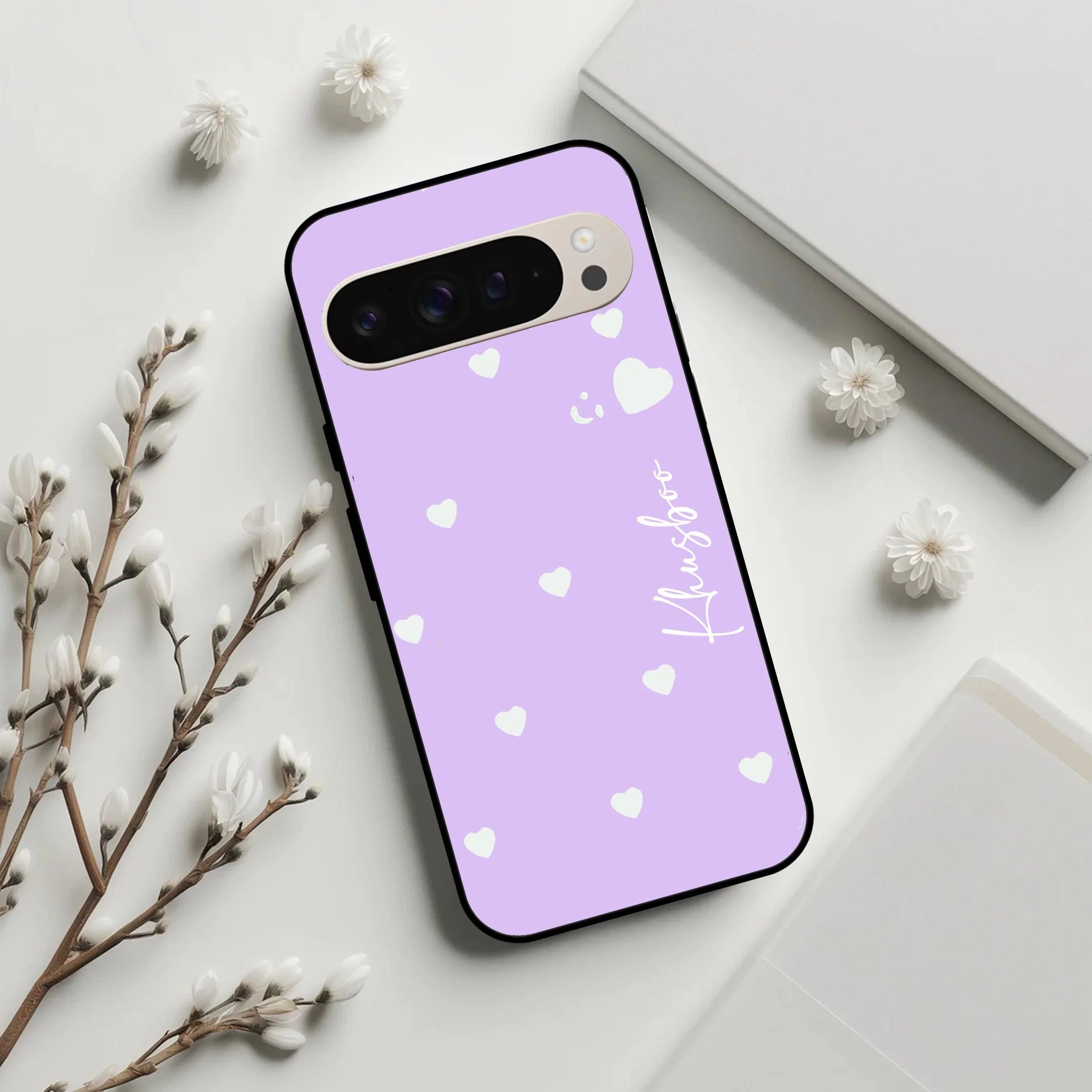 Be Loved Glossy Customised Metal Case Cover Purple For Google - ShopOnCliQ