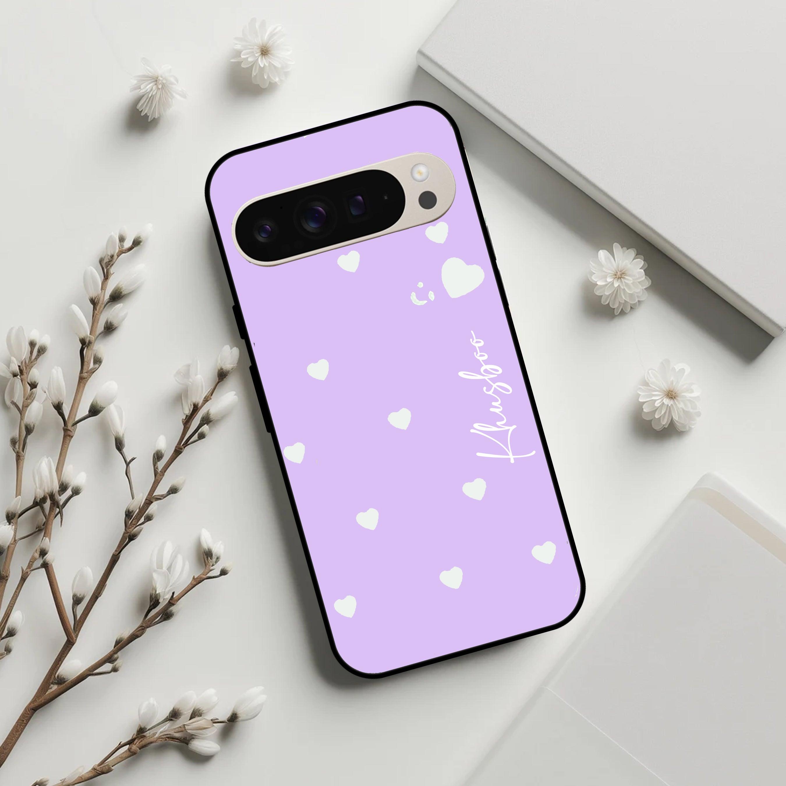 Be Loved Glossy Customised Metal Case Cover Purple For Google - ShopOnCliQ