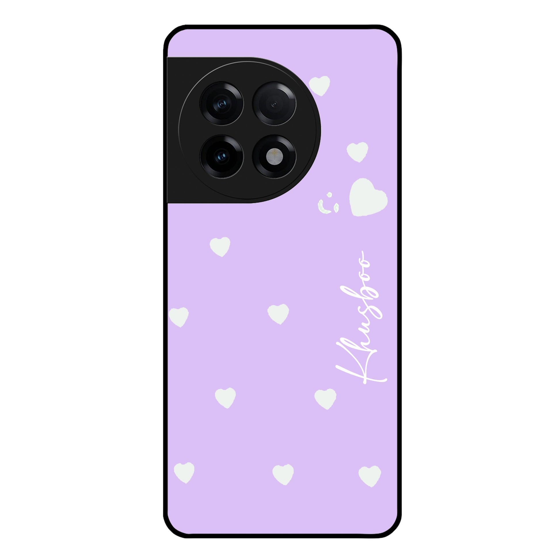 Be Loved Glossy Customized Metal Case Cover Purple For OnePlus - ShopOnCliQ