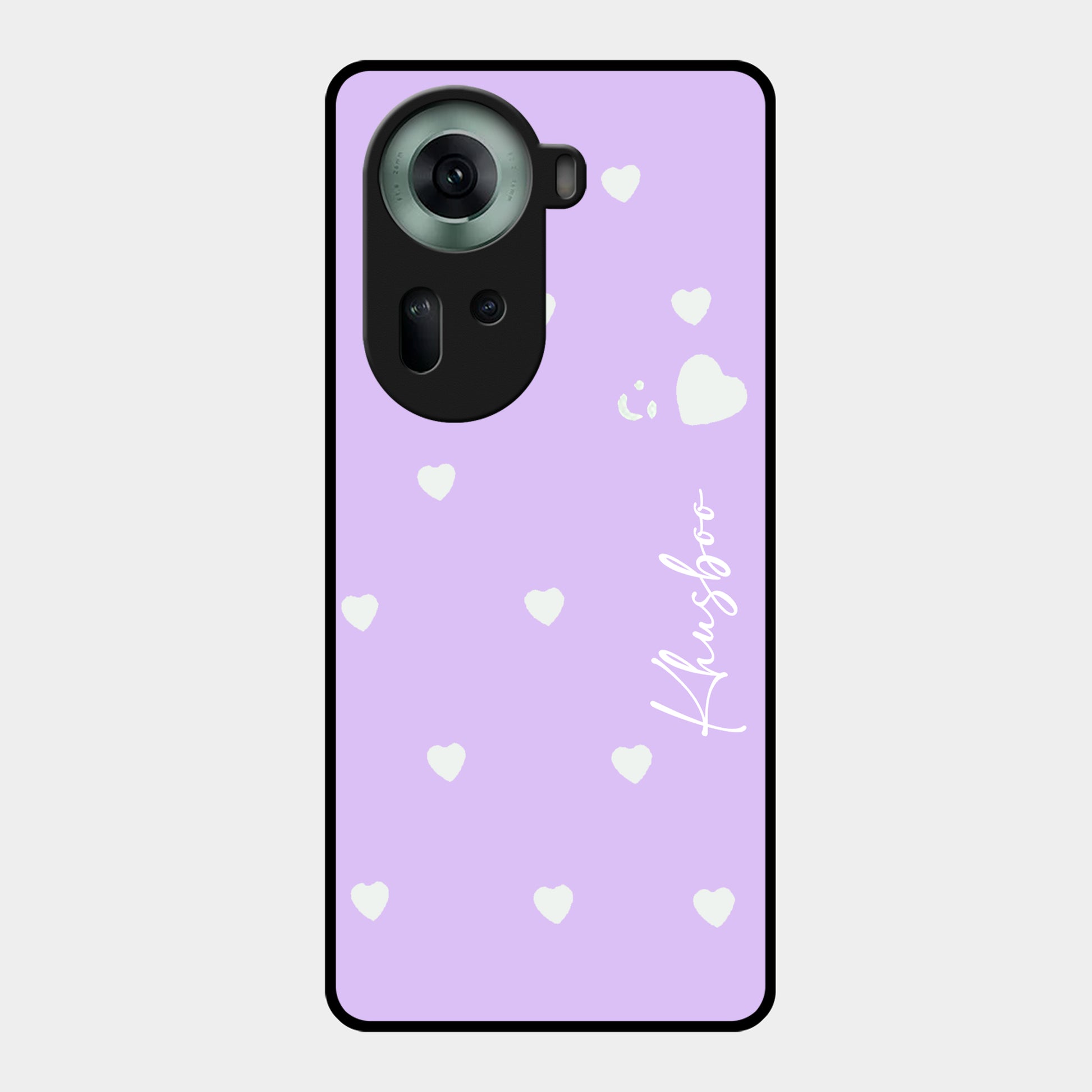 Be Loved Glossy Customized Metal Case Cover Purple For Oppo - ShopOnCliQ