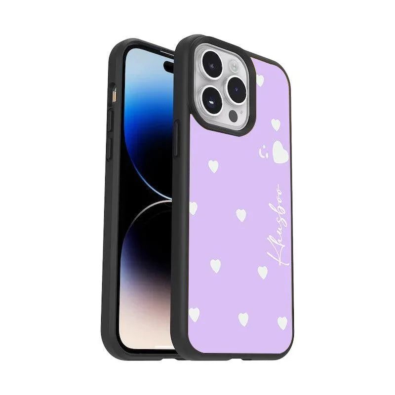 Be Loved Glossy Customized Metal Case Cover Purple For iPhone - ShopOnCliQ