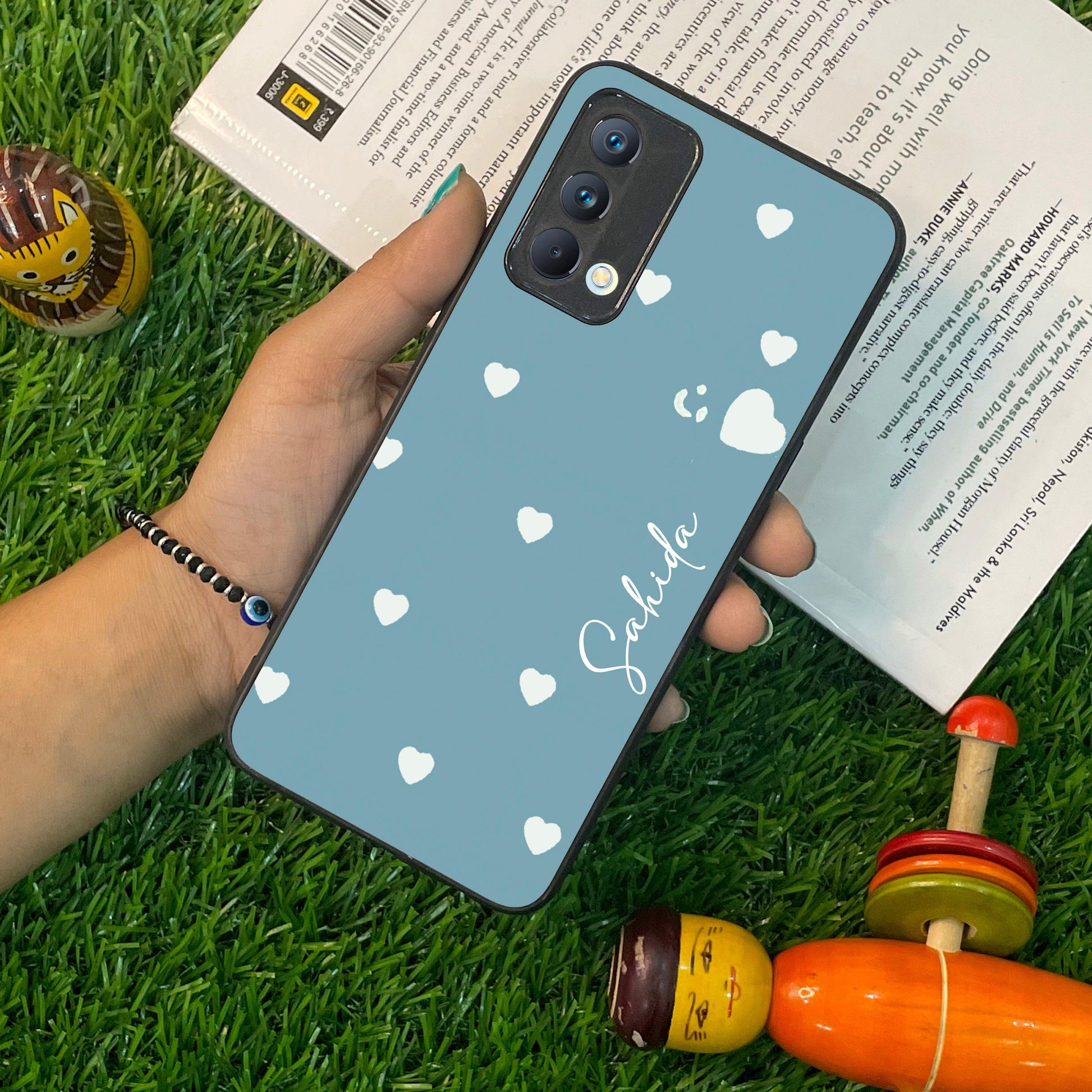 Be Loved Glossy Customized Metal Case Cover Sky Blue For Realme - ShopOnCliQ