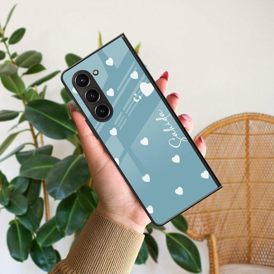 Be Loved Glossy Customized Metal Case Cover Sky Blue For Samsung