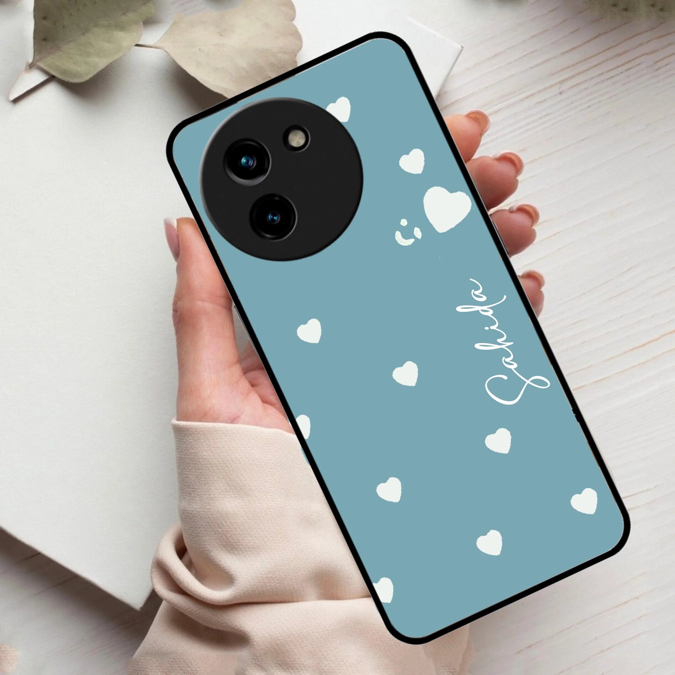 Be Loved Glossy Customized Metal Case Cover Sky Blue For Vivo - ShopOnCliQ