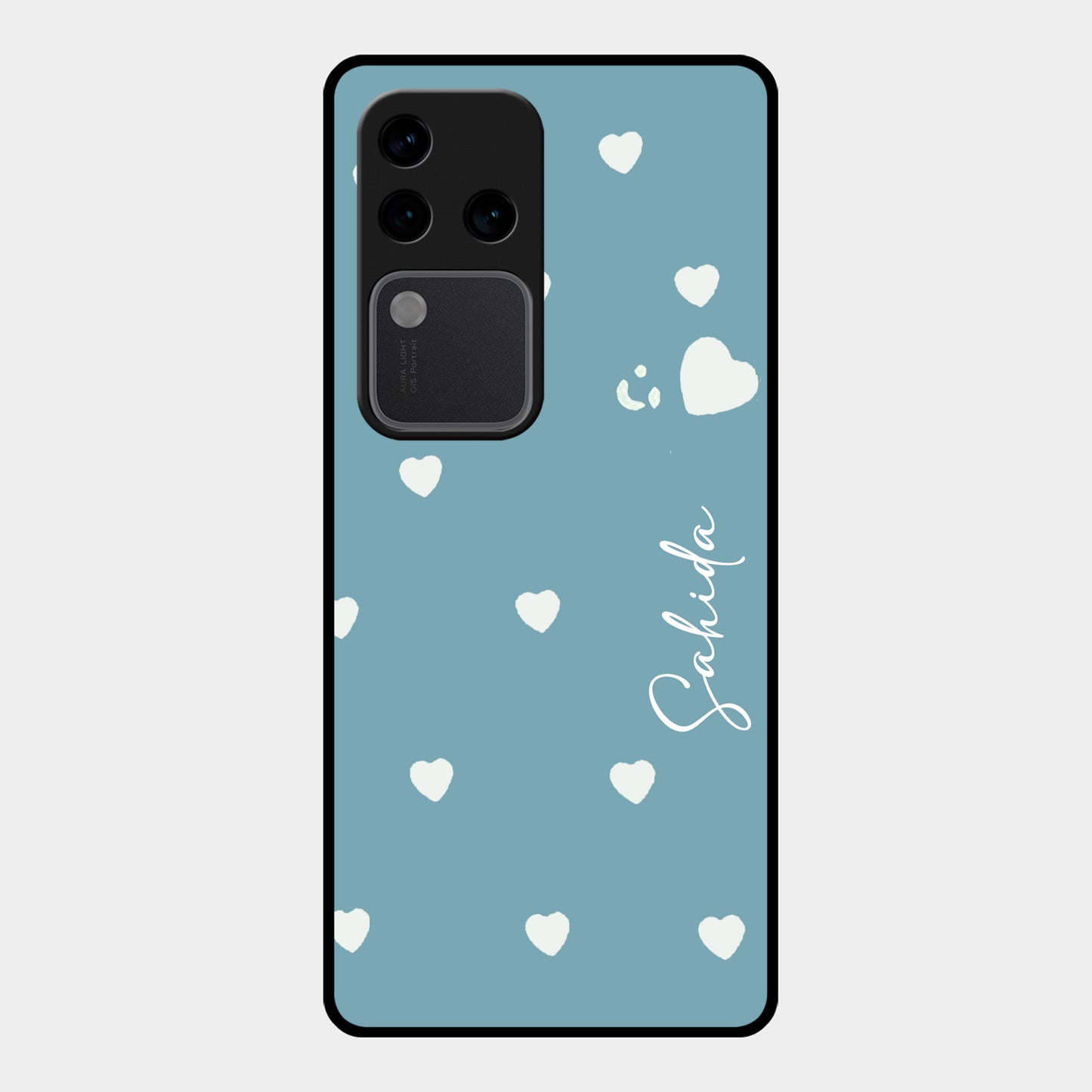 Be Loved Glossy Customised Metal Case Cover Sky Blue For Vivo ShopOnCliQ