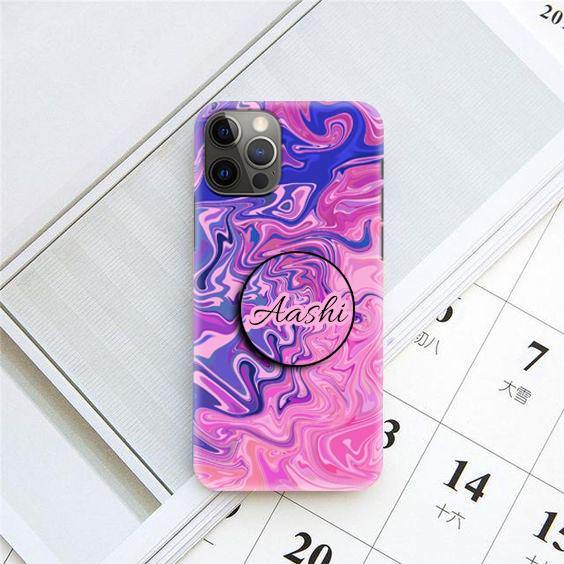 Beautiful Colorful Marble Slim Phone Case Cover For iPhone - ShopOnCliQ