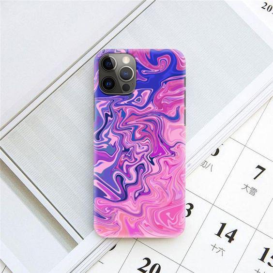 Beautiful Colorful Marble Slim Phone Case Cover For iPhone