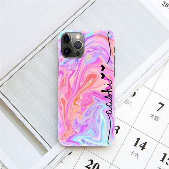 Beautiful Colorful Marble Slim Phone Case Cover For iPhone