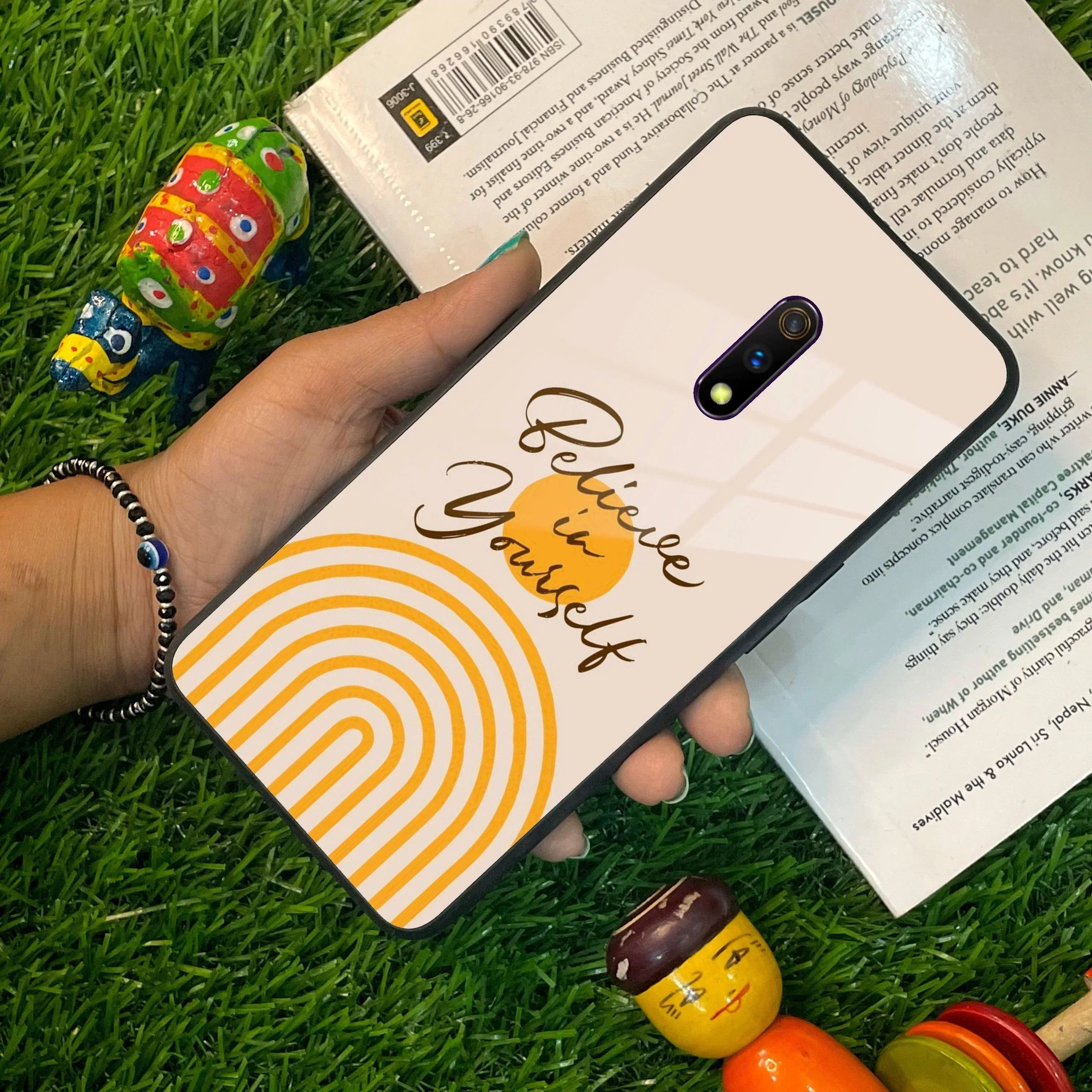 Believe In Yourself Glass Case Cover For Realme/Narzo - ShopOnCliQ