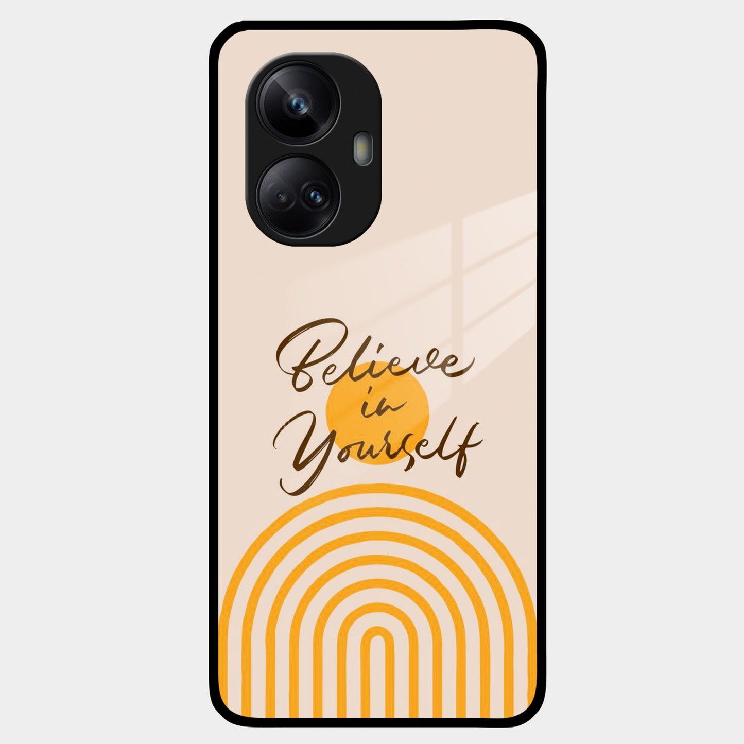 Believe In Yourself Glass Case Cover For Realme/Narzo ShopOnCliQ