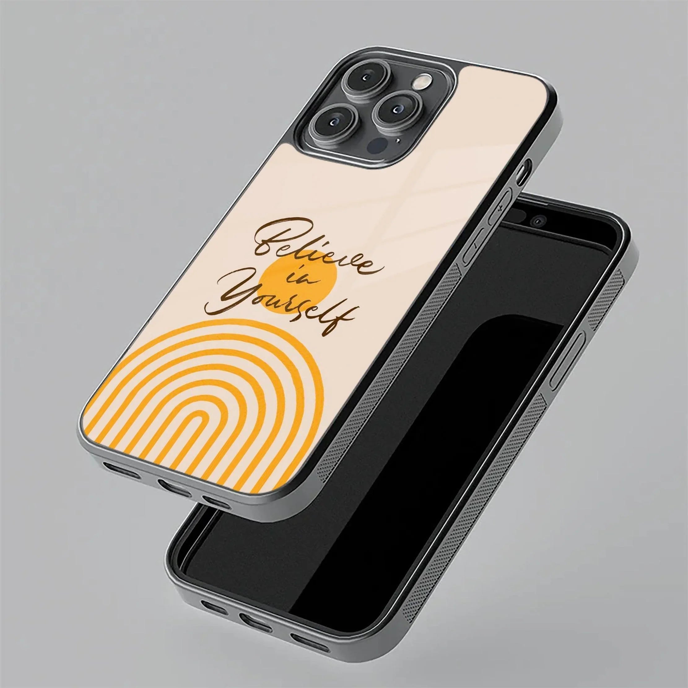 Believe In Yourself Glass Case Cover For Realme/Narzo - ShopOnCliQ