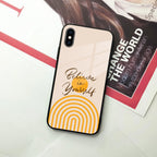 Believe In Yourself Glass Case Cover For iPhone - ShopOnCliQ