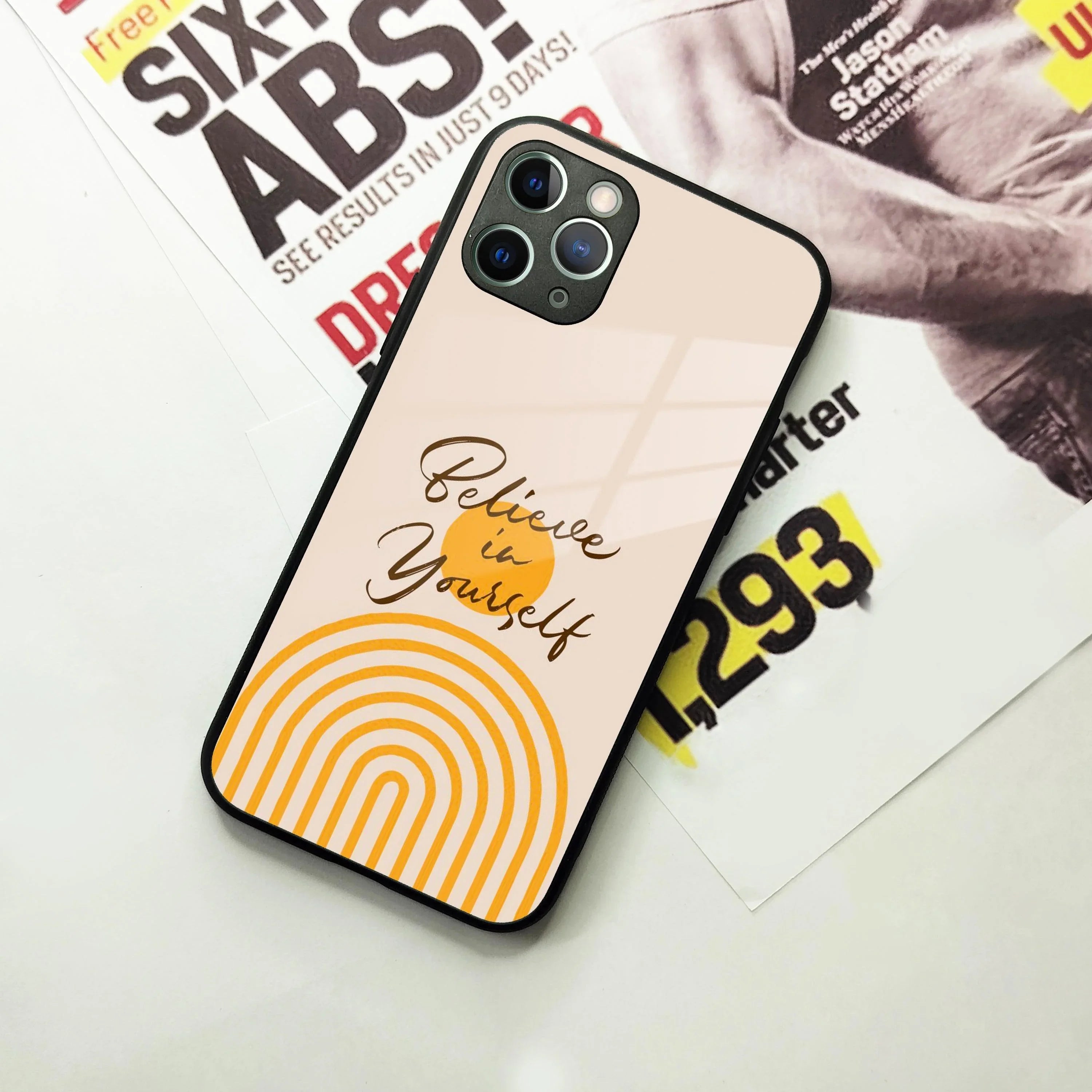 Believe In Yourself Glass Case Cover For iPhone - ShopOnCliQ