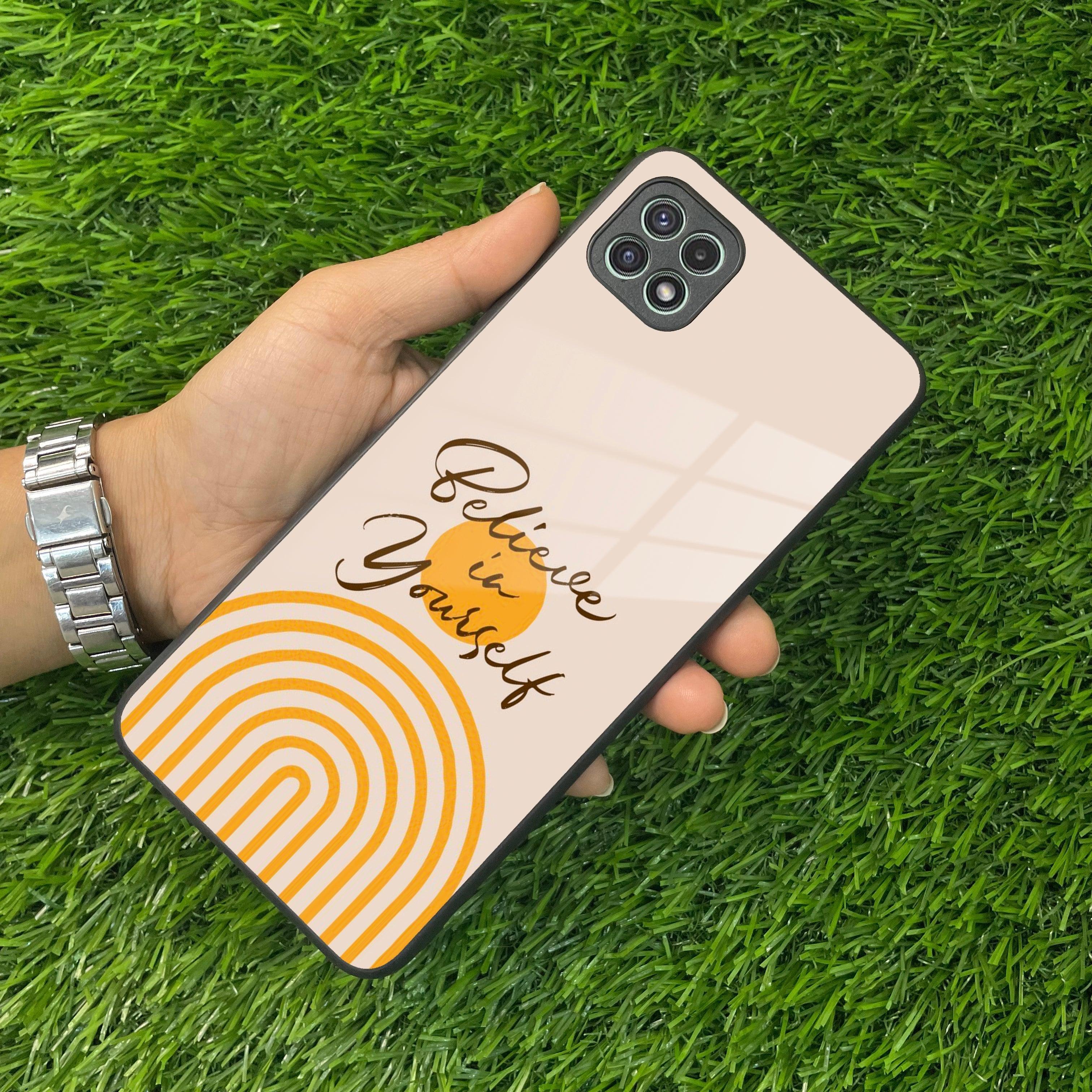 Believe In Yourself Glass Case Cover for Samsung - ShopOnCliQ