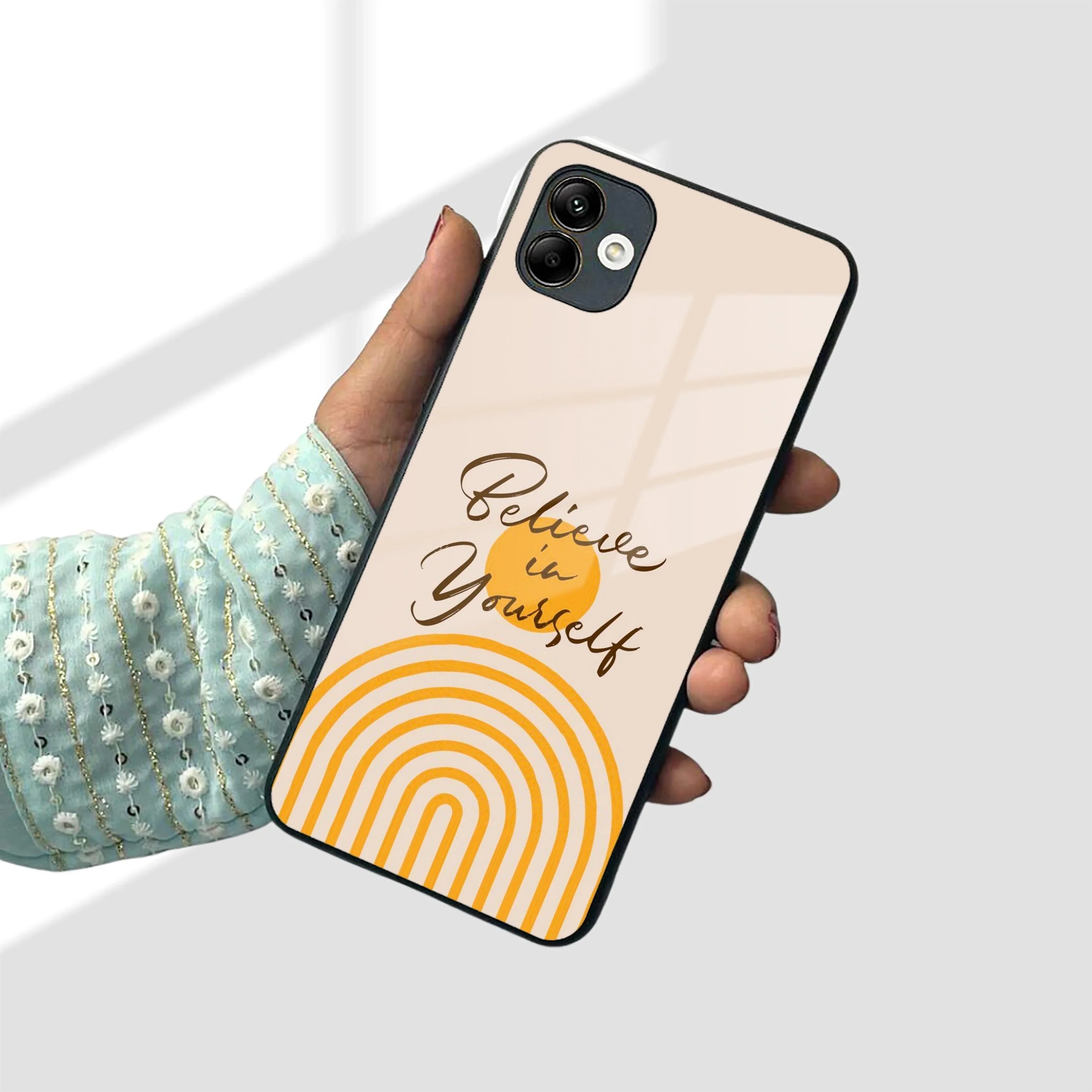 Believe In Yourself Glass Case Cover for Samsung - ShopOnCliQ